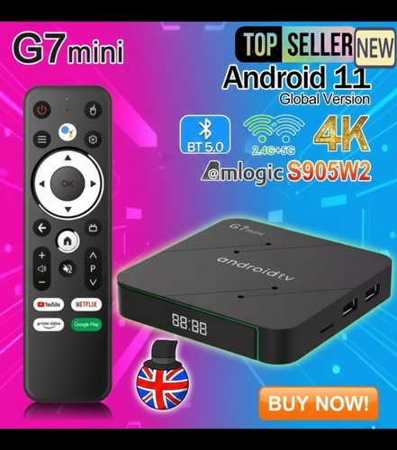 Mini android box 4k - tv,