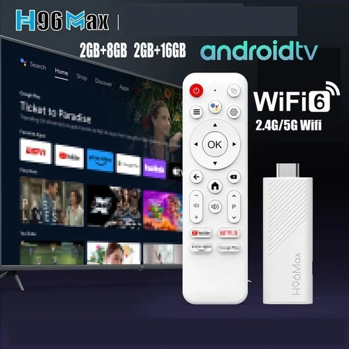 H96 max android stick 4k - android,