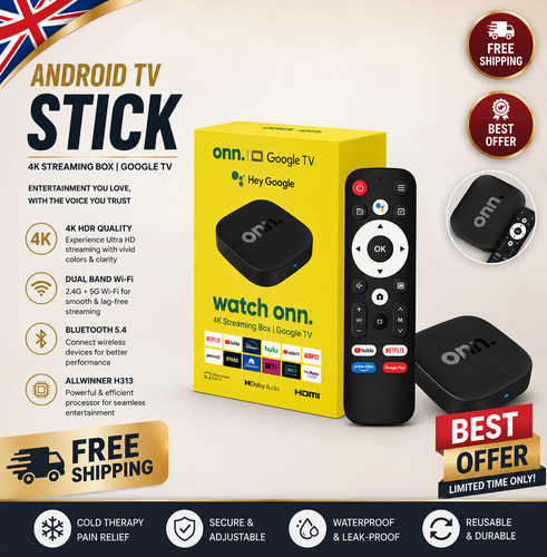 Onn android quad - 4k, 13