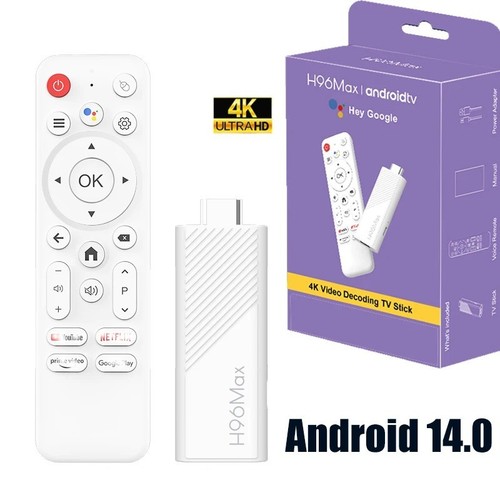 H96 max android - 14, stick