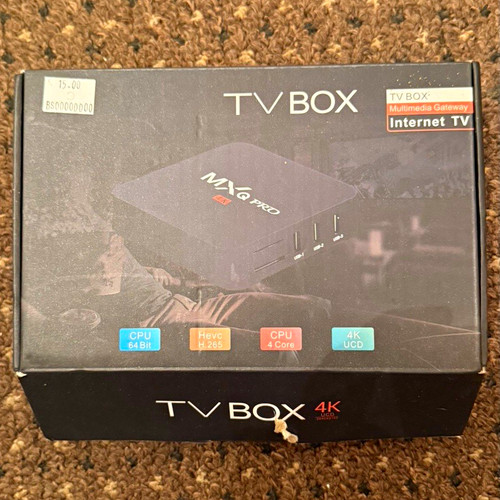 Box mxq pro android - 4k,
