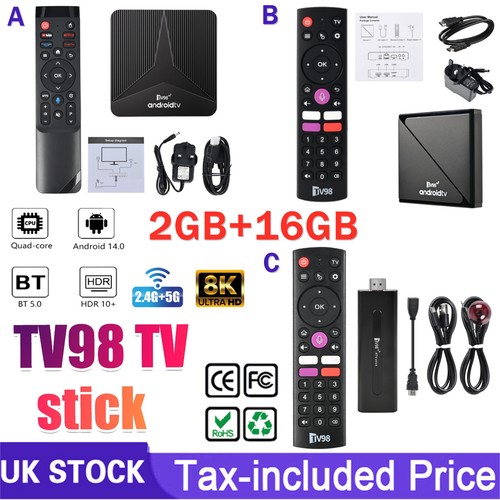 Tv98 android smart - android, box