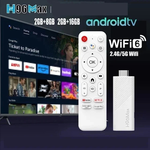 H96 max android stick 4k - 14, tv